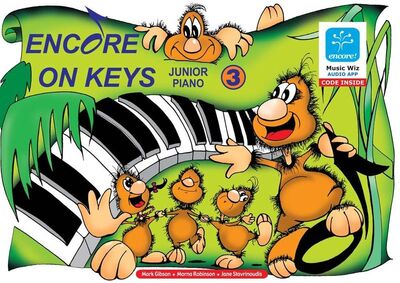 Encore on Keys Junior Piano Level 3 BK / OLA / Flash Cards