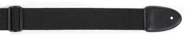 Poly Web Guitar Strap - Black colour