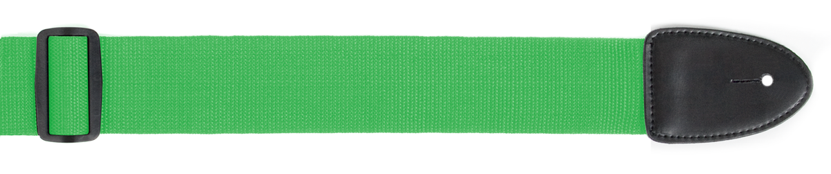 Poly Web Guitar Strap - Green colour
