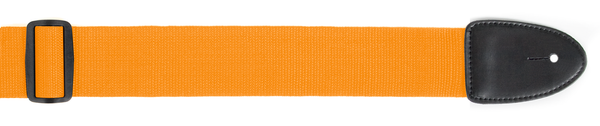 Poly Web Guitar Strap - Orange colour