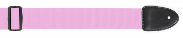 Poly Web Guitar Strap - Pink colour