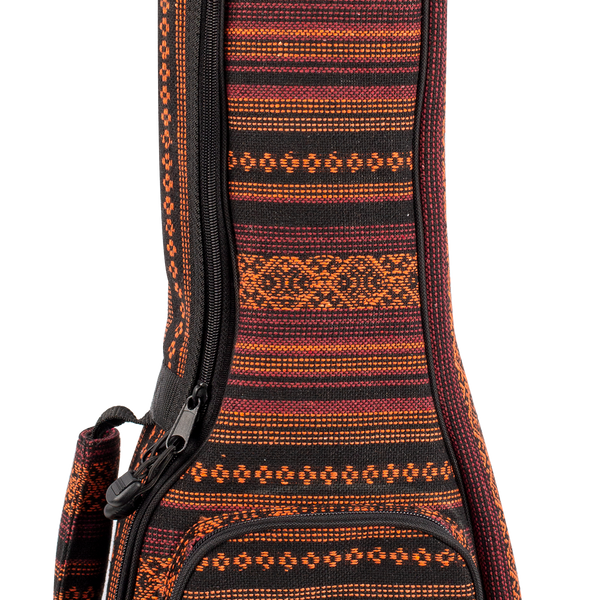 Concert Ukulele Bag - weave pattern fabric