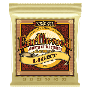 Ernie Ball Earthwood Acoustic Guitar Strings - Light 11-52 (Bronze)