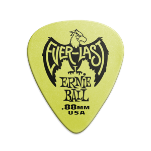 Ernie Ball 0.88 mm Everlast Picks 12 Pack Green