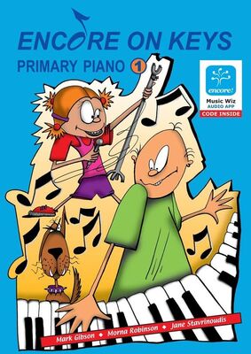 Encore On Keys Primary Piano Lev 1 BK/Ola/Flash Cards