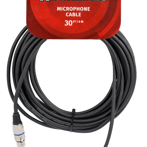 Carson 30 ft Microphone / Audio Cable XLR (F) to XLR (M)