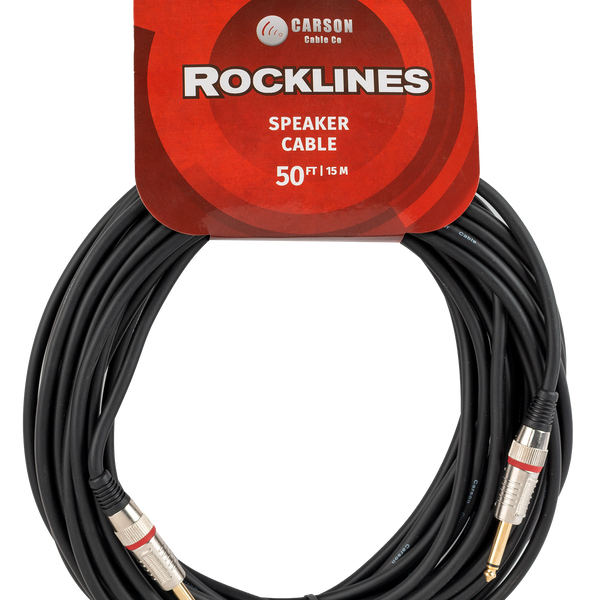 Carson 50 ft Speaker Cable - high quality heavy duty