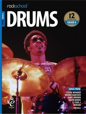 Rockschool Drums Grade 6 2018-2024 BK/OLA