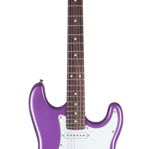 Electric Guitar & Amplifier Package (4/4 Size, Purple)