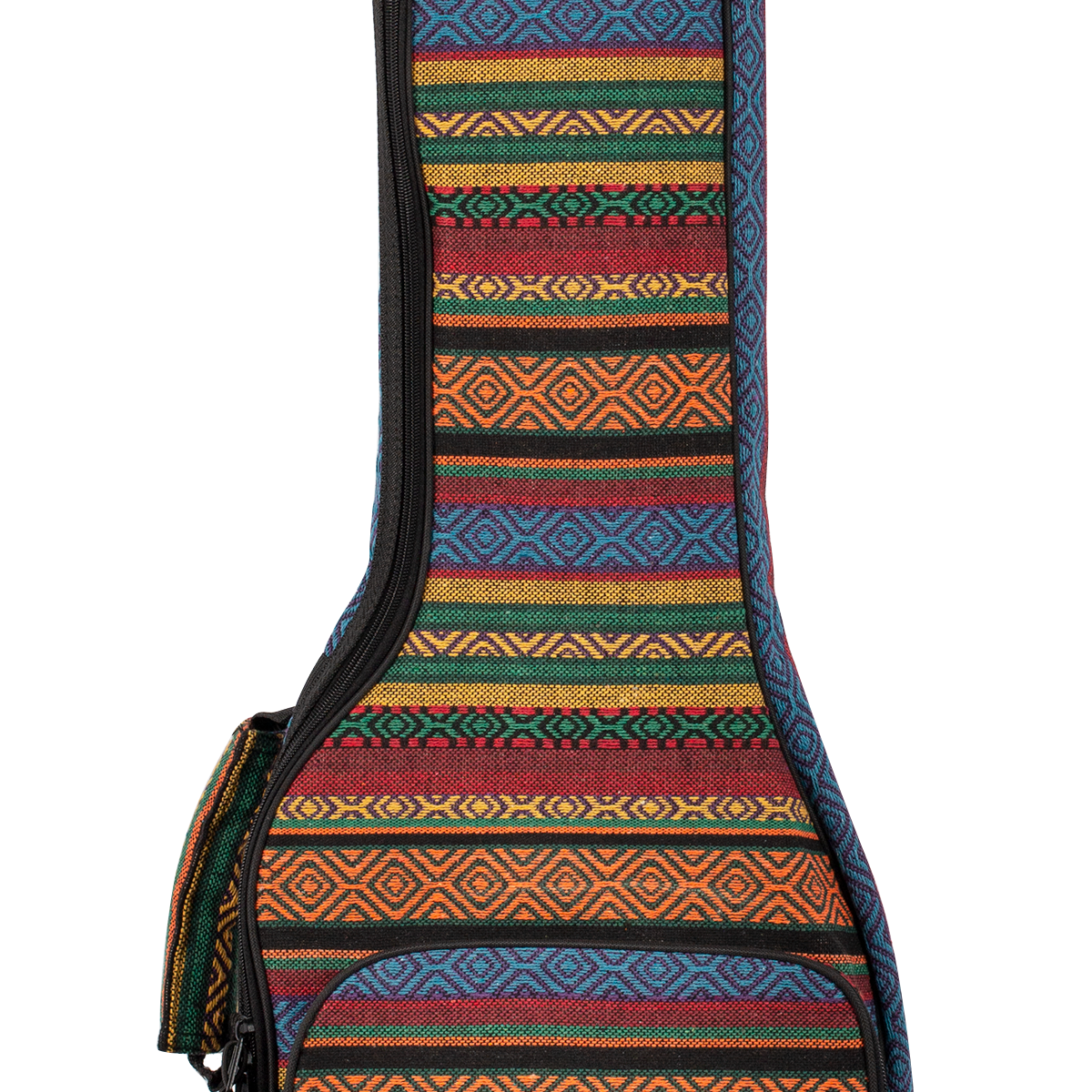 Extreme Electric Guitar Bag - Multi-Coloured Weave Pattern Fabric