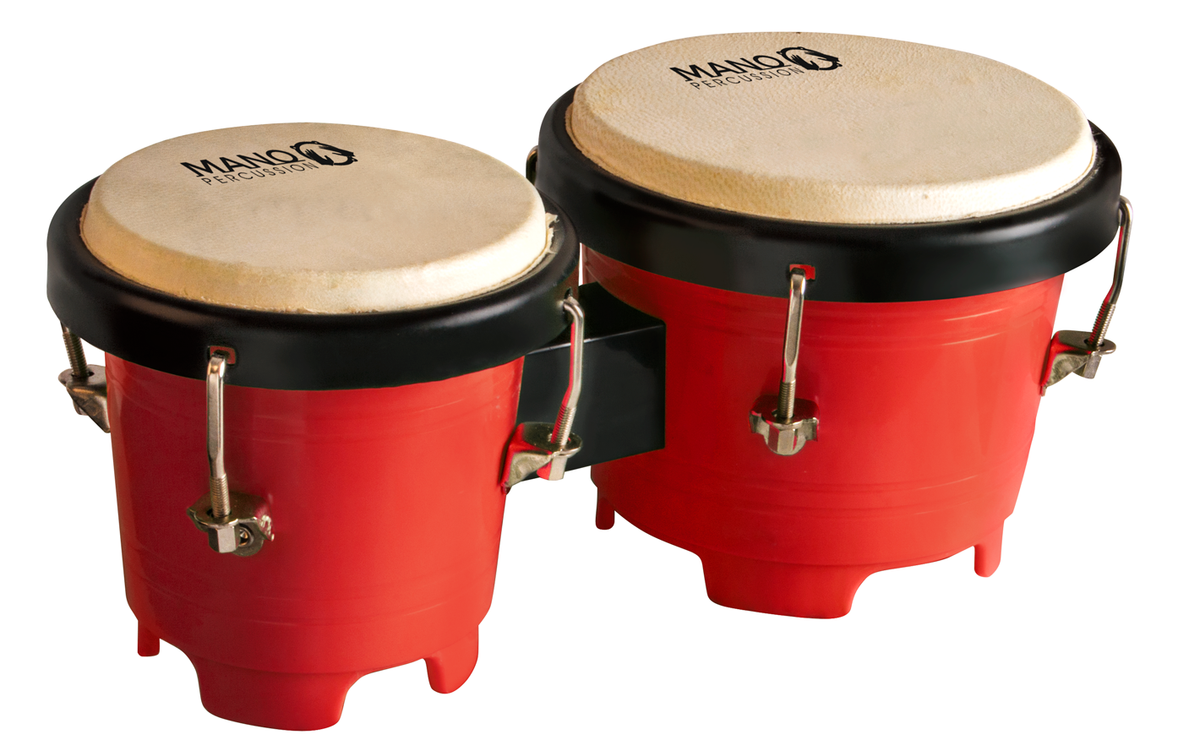 Mano Percussion Mini Bongos (Red)