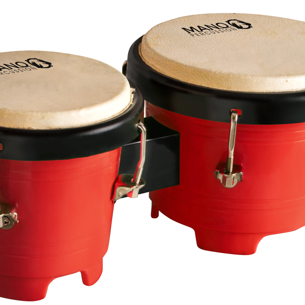 Mano Percussion Mini Bongos (Red)