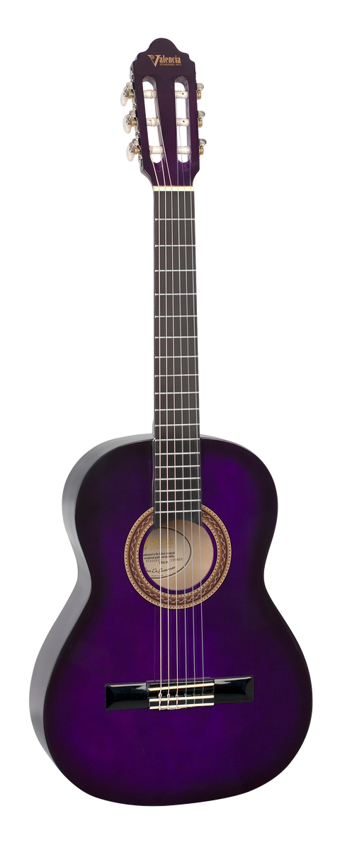 Valencia Classical Guitar 3/4 (Purple)