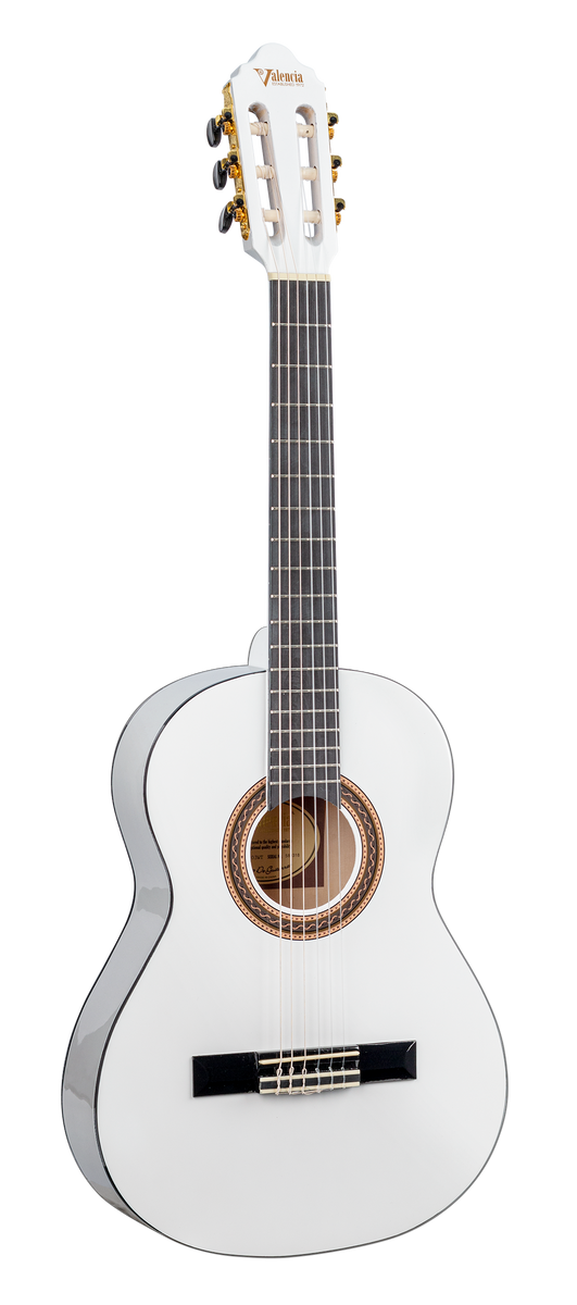 Valencia Classical Guitar 3/4 (White)