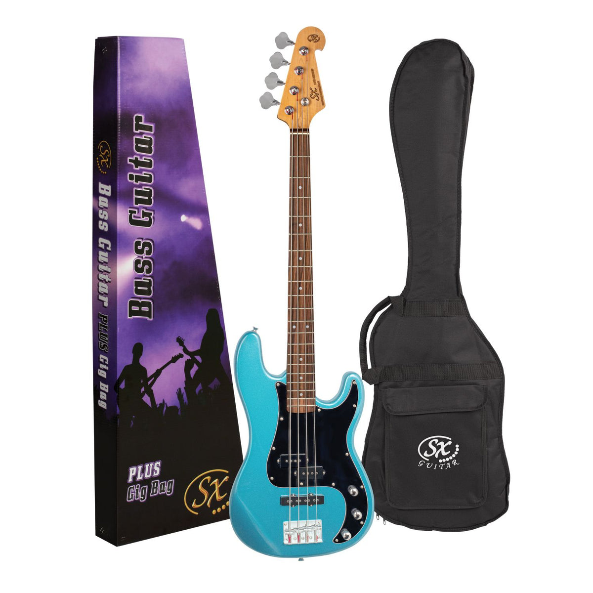 Vintage Style Bass Guitar Plus Gig Bag