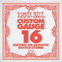 Ernie Ball Acoustic/Electric Individual Guitar String - .016
