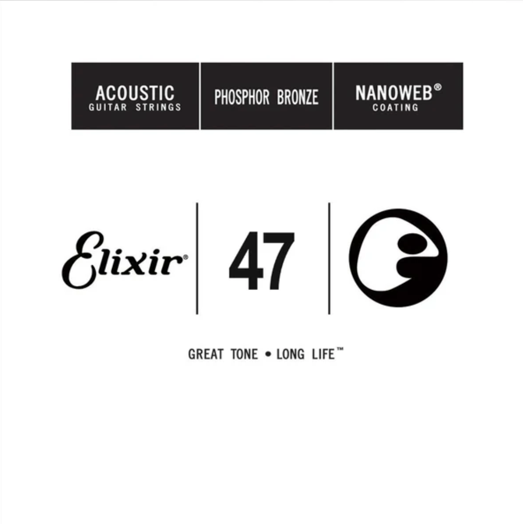 Elixir Acoustic Guitar Single String - .047