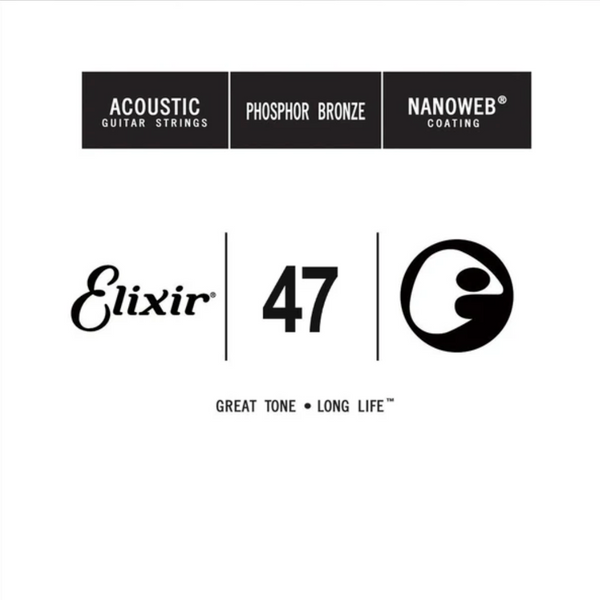 Elixir Acoustic Guitar Single String - .047