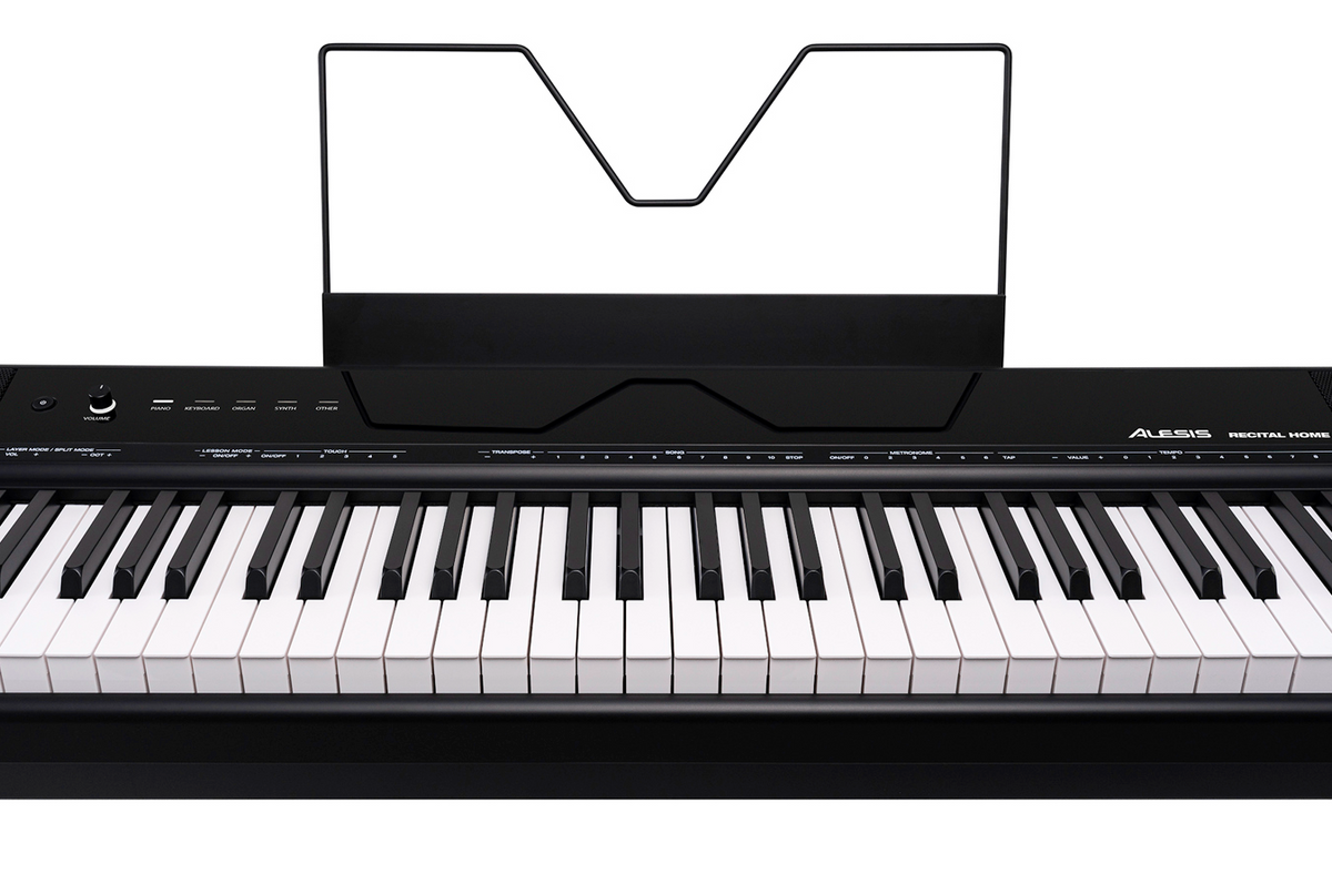 Alesis Recital Home 88-Key Digital Piano w/ Wood Stand - Black