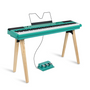Alesis Recital Home 88-Key Digital Piano w/ Wood Stand - Turquoise