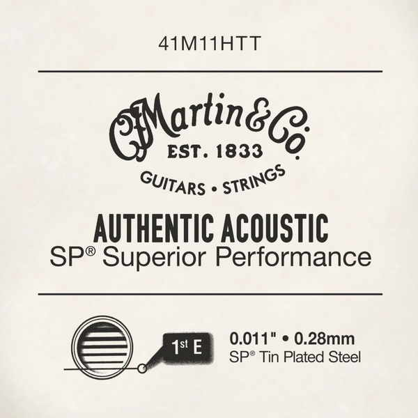 Martin & Co Acoustic Guitar Single String - Phosphor Bronze .011