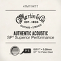 Martin & Co Acoustic Guitar Single String - Phosphor Bronze .011