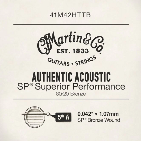 Martin & Co Acoustic Guitar Single String - Phosphor Bronze .042