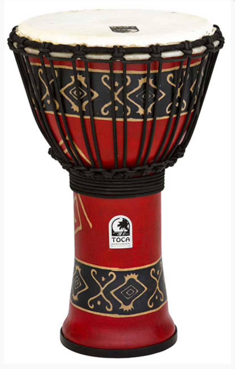 Toca Freestyle 2 Series Djembe 9" in Bali Red