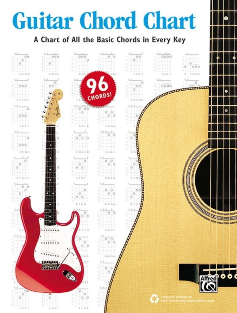 Alfred Guitar Chord Chart / Chord Book