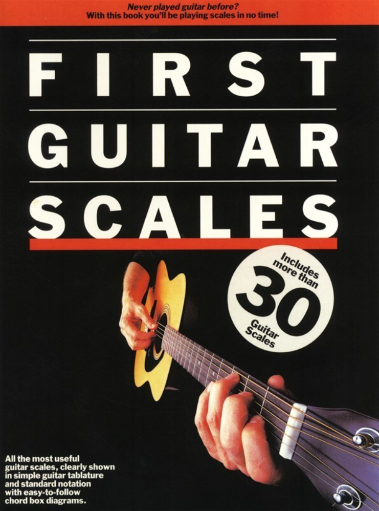 First Guitar Scales Tablature - 30 Scales