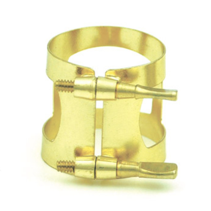 Tenor Sax Ligature in Gold Lacquer