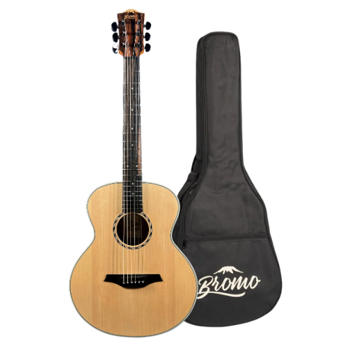 Bromo Appalachia Acoustic Guitar - Mini Jumbo w/ Gig Bag