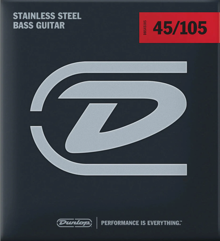 Dunlop Bass Strings - Stainless Steel Round Wound 45-105