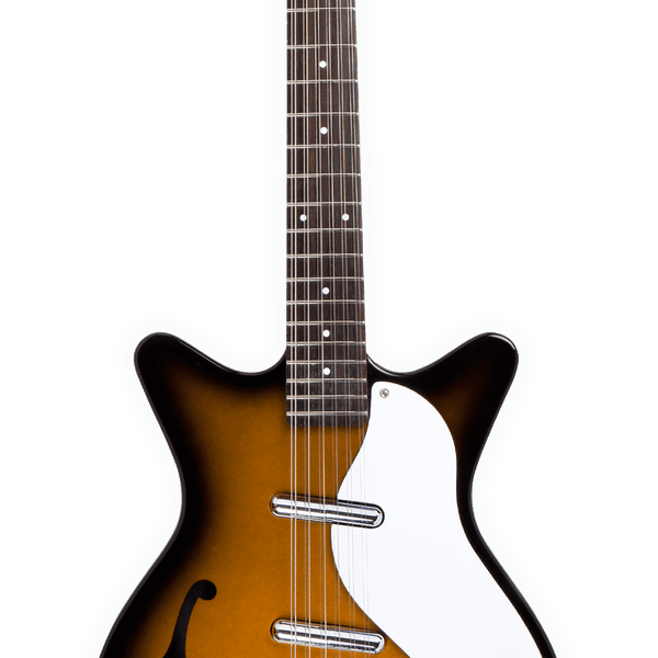 Danelectro 12-String Electric Guitar w/ F-Hole - Tobacco Sunburst