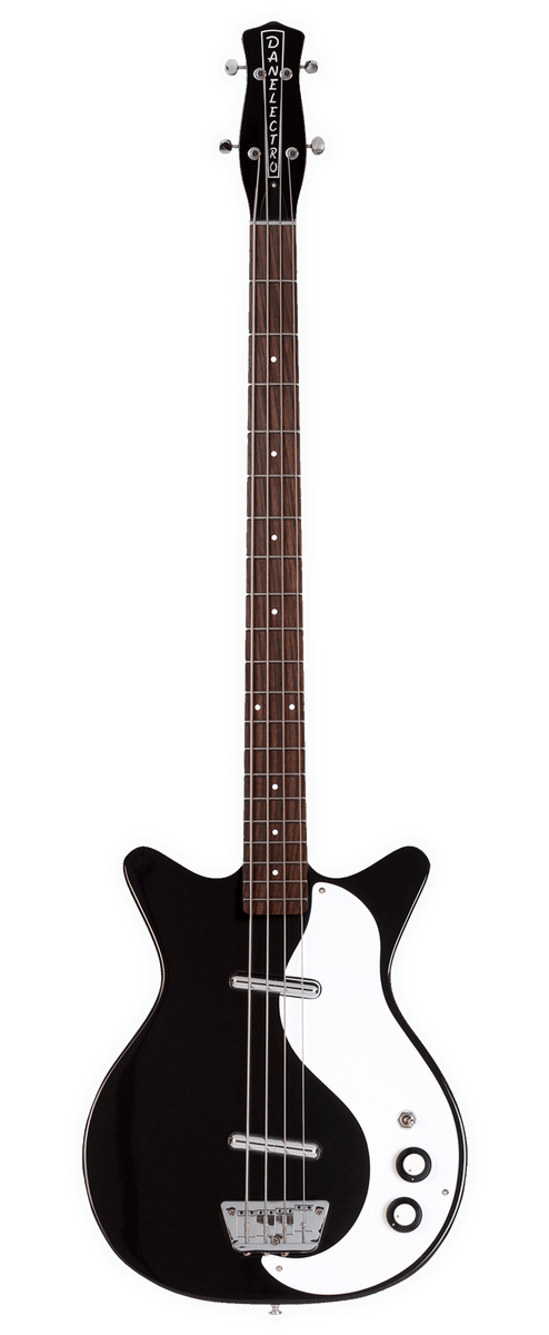 Danelectro '59 Long Scale Electric Bass - Black