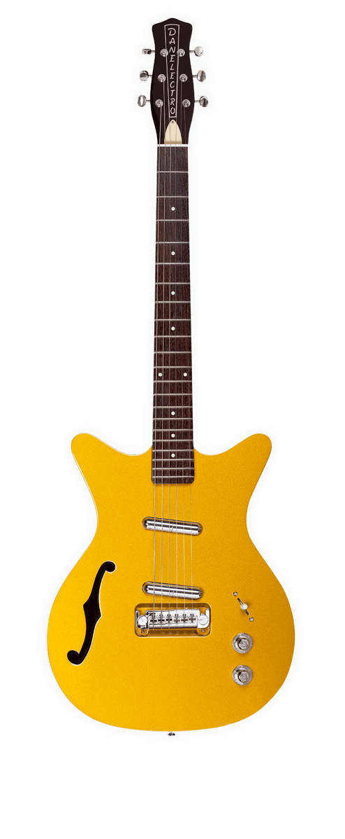 Danelectro 'Fifty Niner Electric Guitar - Gold Top