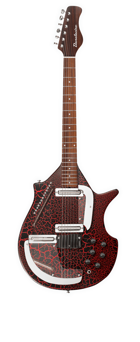 Danelectro Sitar - Red Crackle