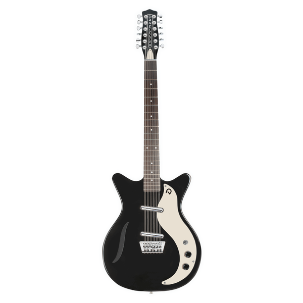 Danelectro 12-String Vintage Electric Guitar - Black Gloss