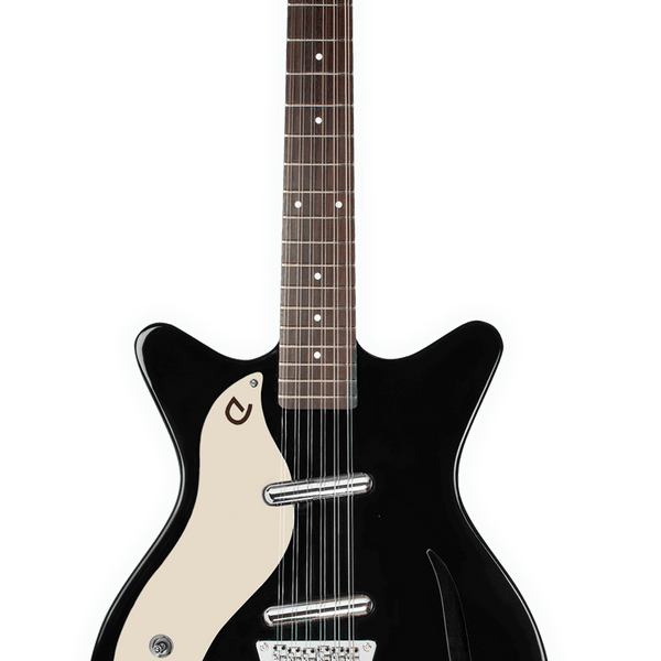 Danelectro 12-String Vintage Electric Guitar - Black Gloss (Left Handed)