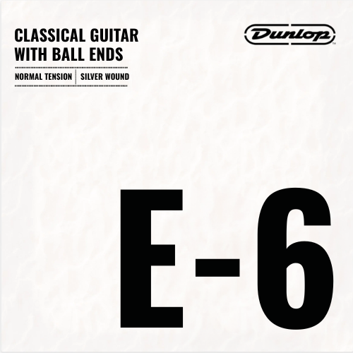 Dunlop Classical Guitar Single String w/ Ball End - E-6