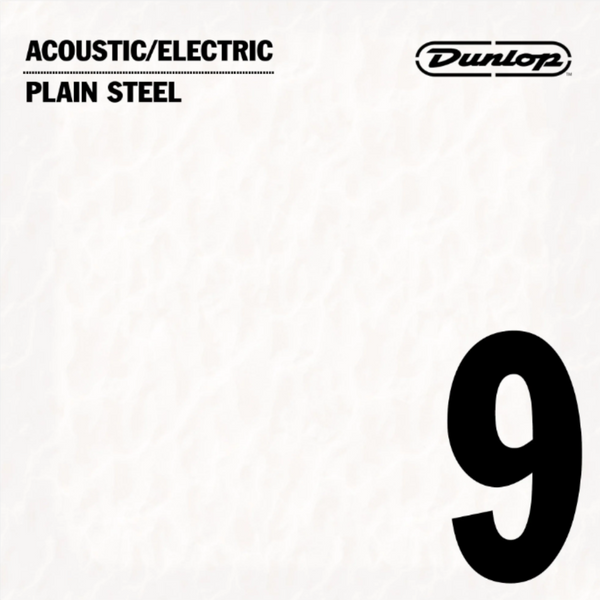 Dunlop Acoustic/Electric Guitar Single String - Plain Steel .009