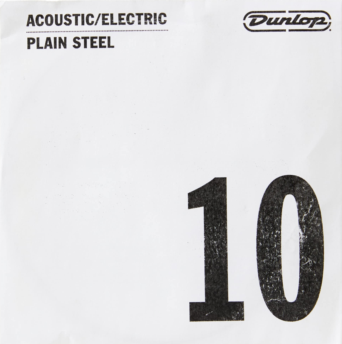 Dunlop Acoustic/Electric Guitar Single String - Plain Steel .010