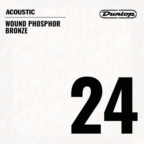 Dunlop Acoustic Guitar Single String - Phosphor Bronze .024