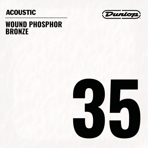 Dunlop Acoustic Guitar Single String - Phosphor Bronze .035