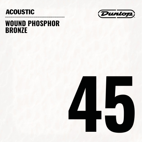 Dunlop Acoustic Guitar Single String - Phosphor Bronze .045