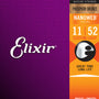 Elixir Acoustic Guitar Strings - 11-52 Custom Light (Phosphor)