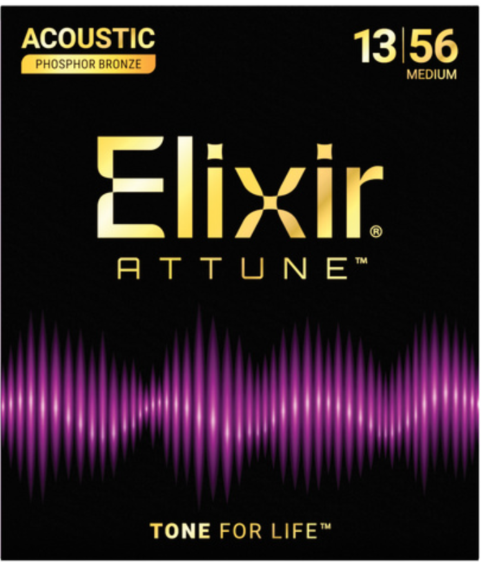 Elixir Attune Phosphor Bronze Medium 13-56