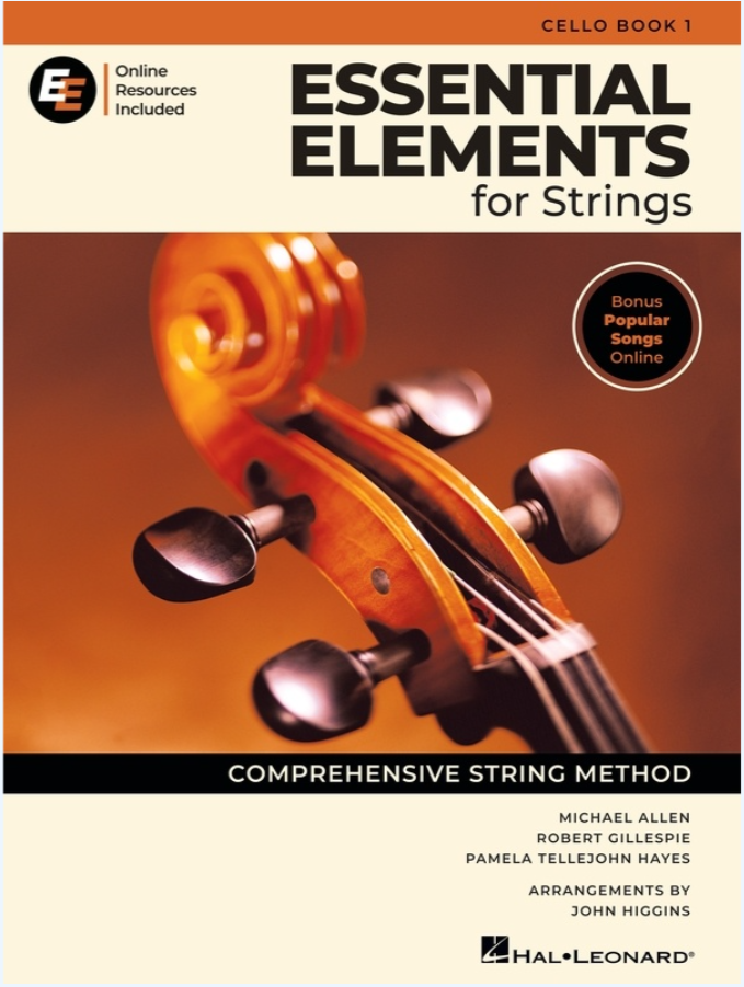 Essential Elements for Cello Book 1 (NEW 2025)