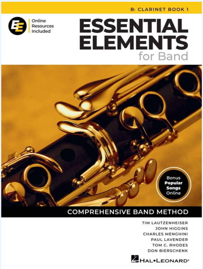Essential Elements for Band Bb Clarinet Book 1 (2025)