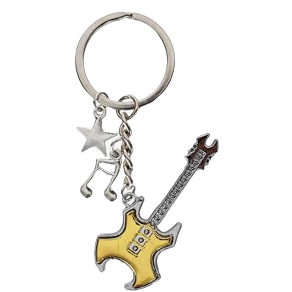 Guitar Lovers Keychain / Keyring